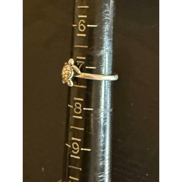 SOLD James Avery 925 Sea Turtle Ring - Picture 4 of 5